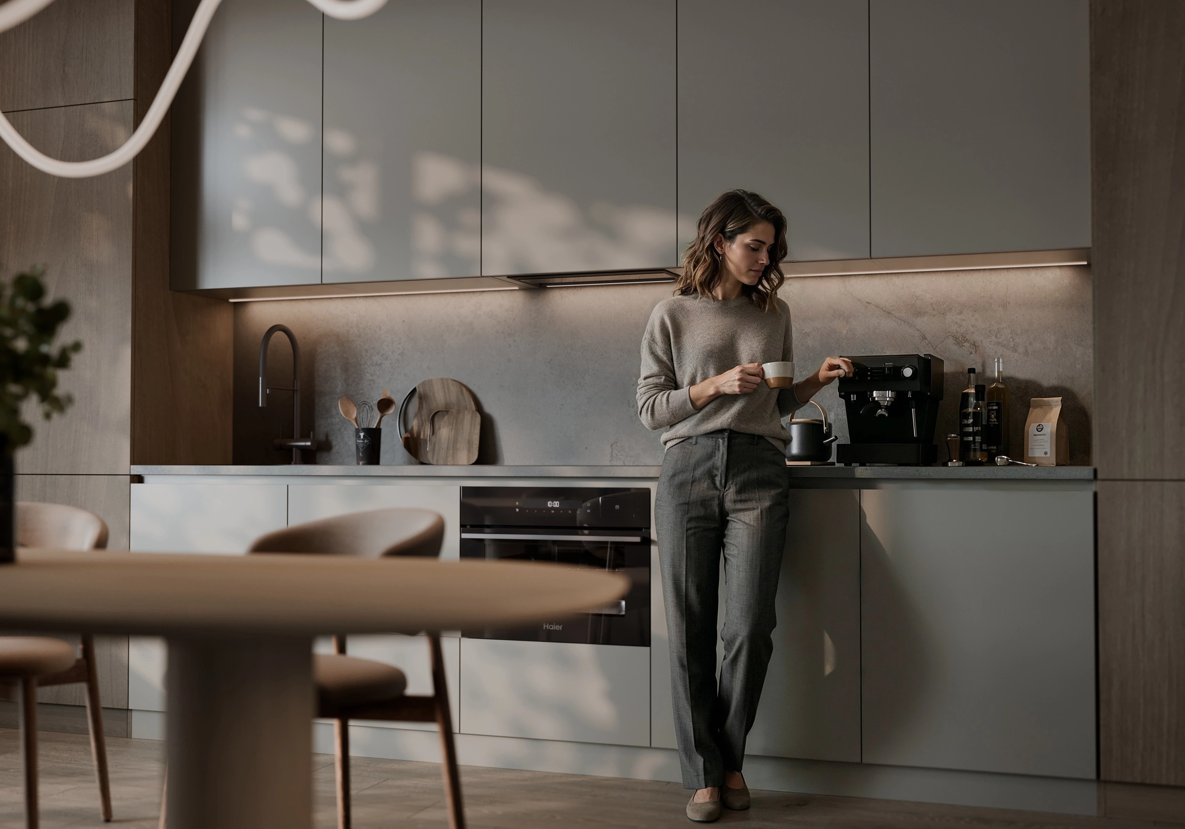 APIX.STUDIO lifestyle render — range hood in interior, scene 3