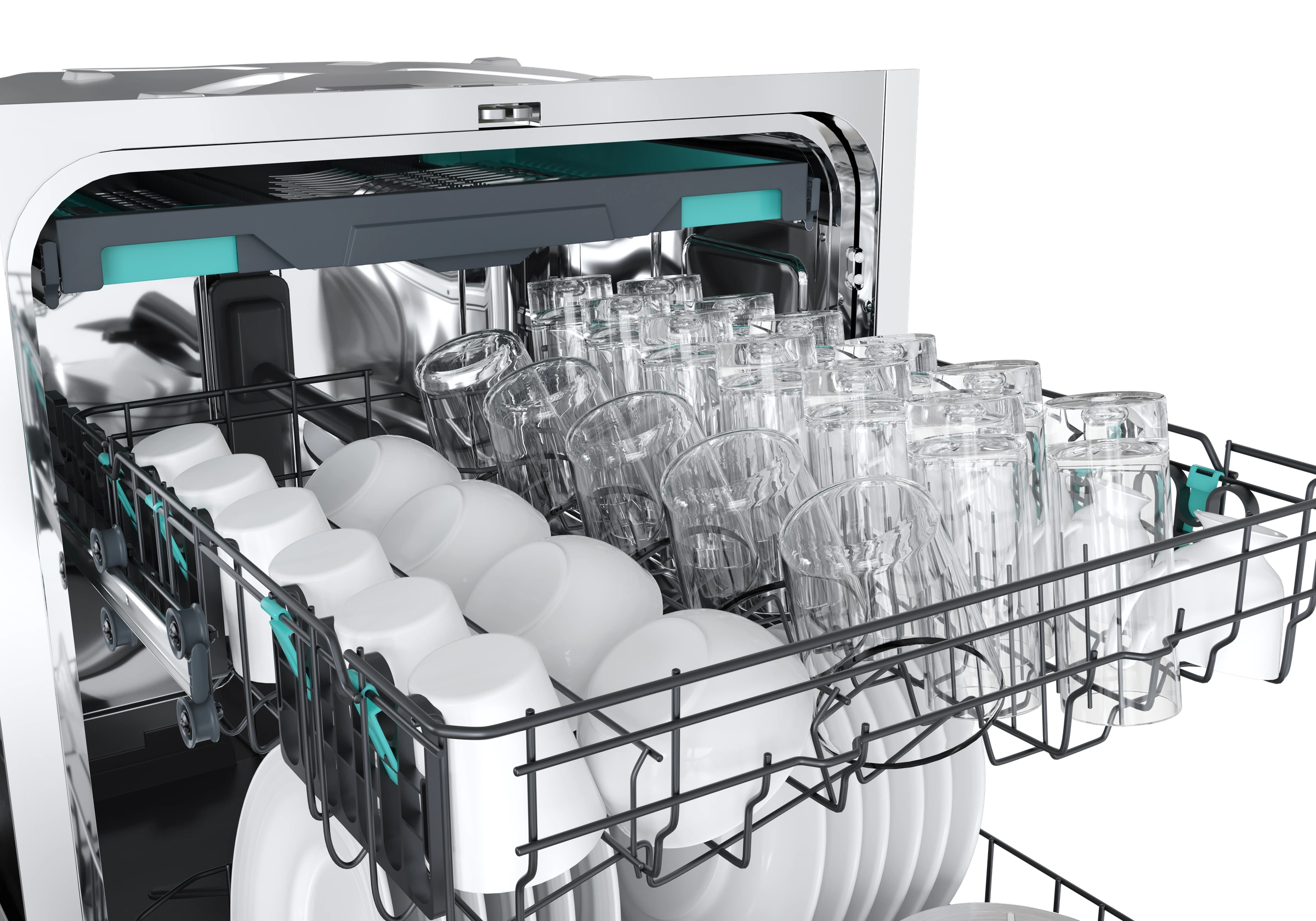 APIX.STUDIO CGI render — dishwasher, angle 18