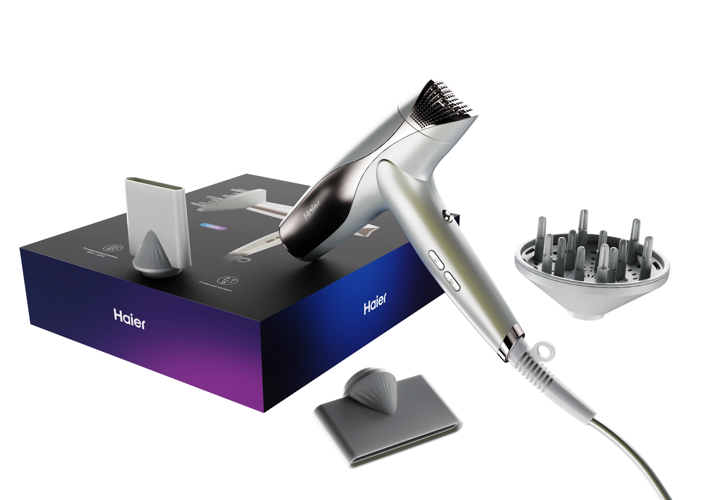 APIX.STUDIO CGI render — hair dryer, angle 8