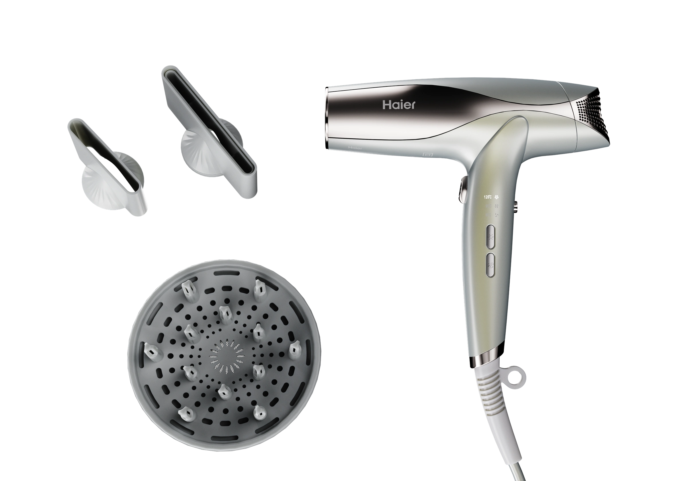 APIX.STUDIO CGI render — hair dryer, angle 14