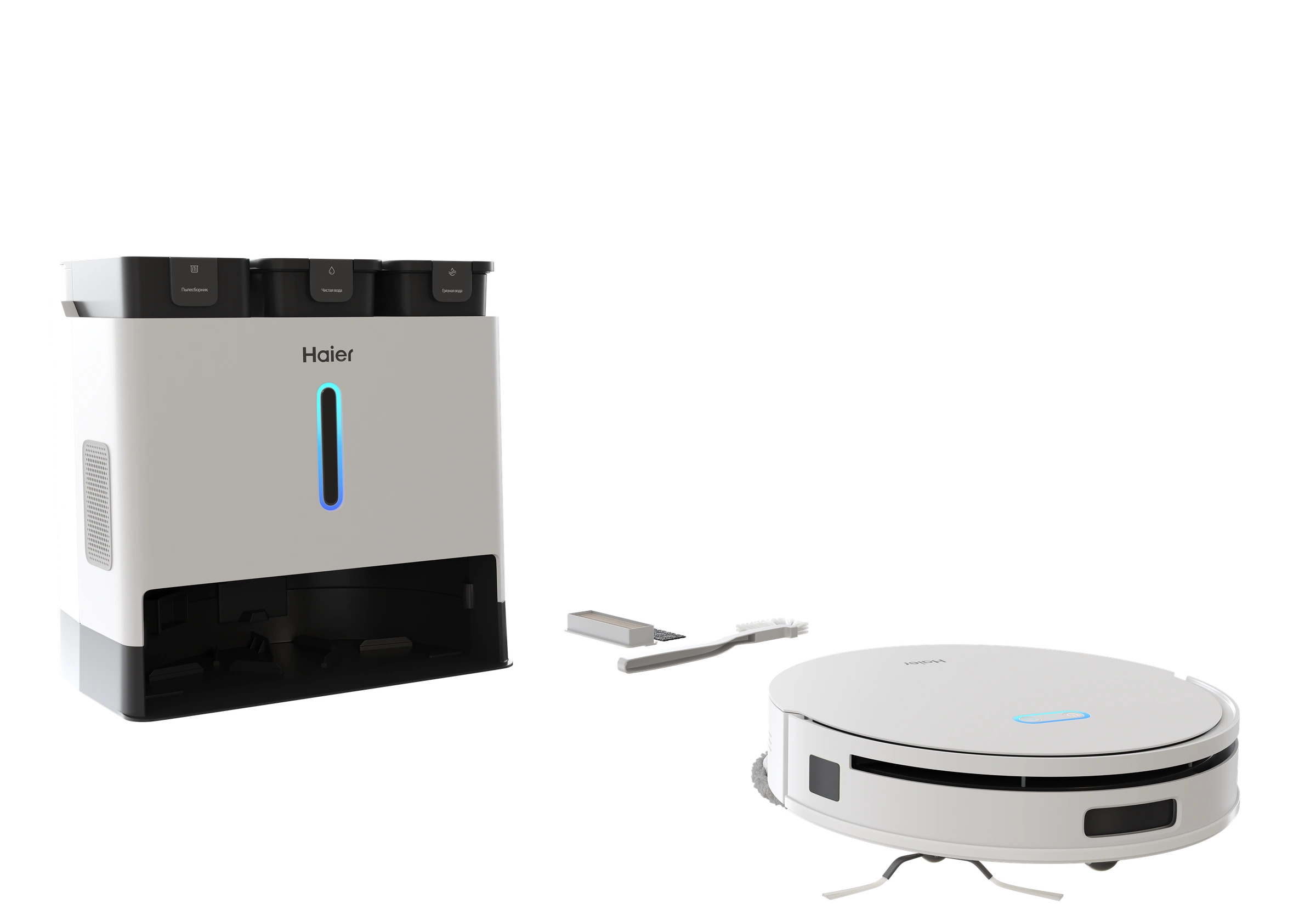 APIX.STUDIO CGI render — robot vacuum, angle 8