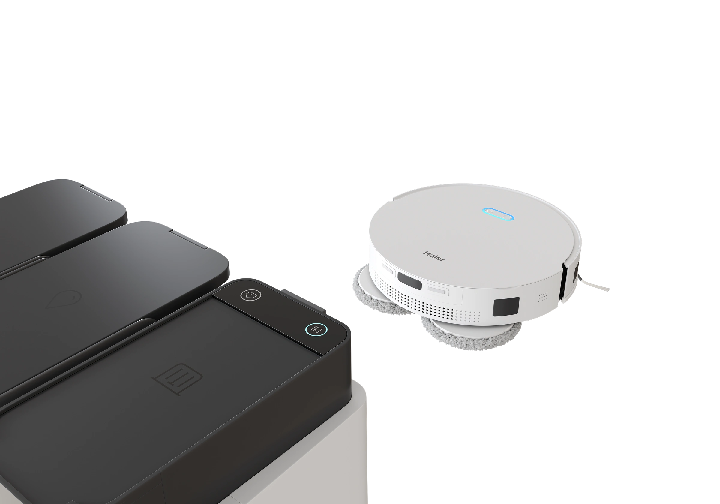 APIX.STUDIO CGI render — robot vacuum, angle 11