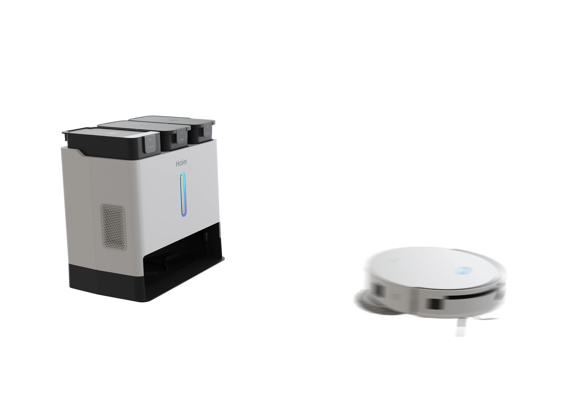 APIX.STUDIO CGI render — robot vacuum, angle 12