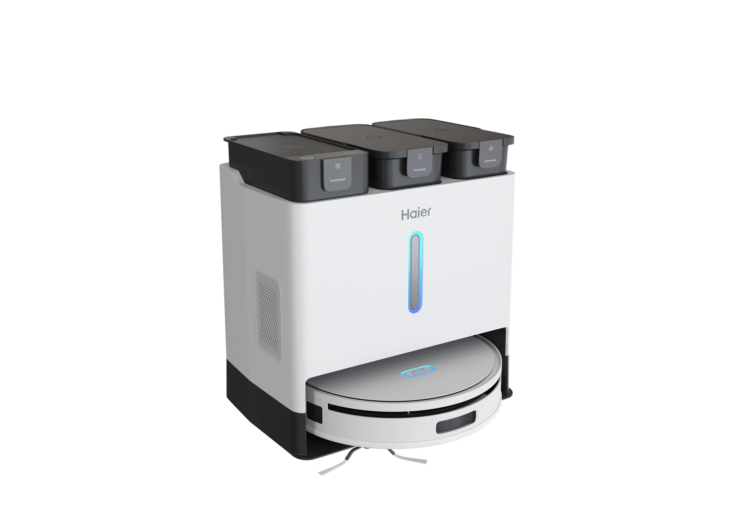 APIX.STUDIO CGI render — robot vacuum, angle 18